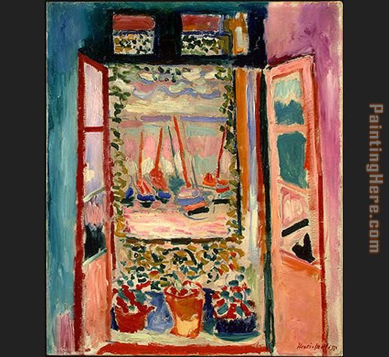 Open Window Collioure painting - Henri Matisse Open Window Collioure art painting